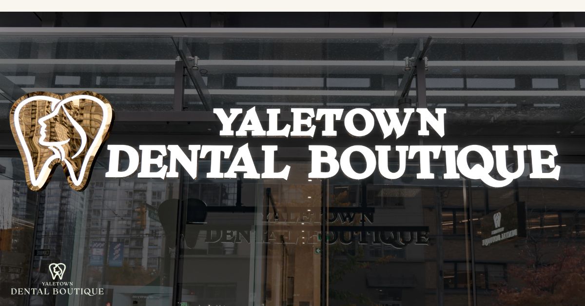 A view of the exterior of Yaletown Dental Boutique